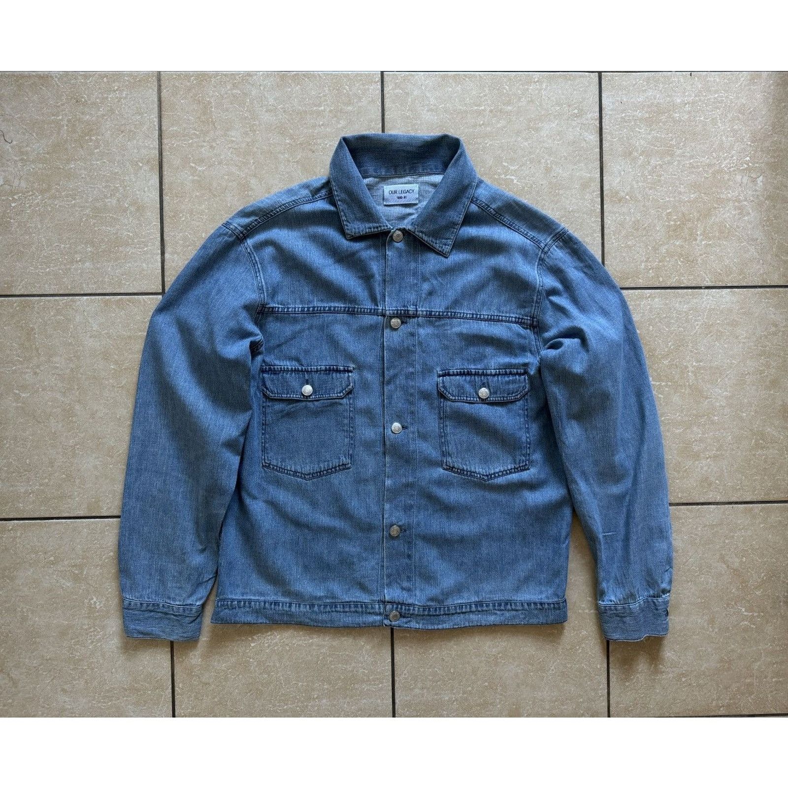 Our Legacy Rodeo Jacket Western Blue Denim | Grailed