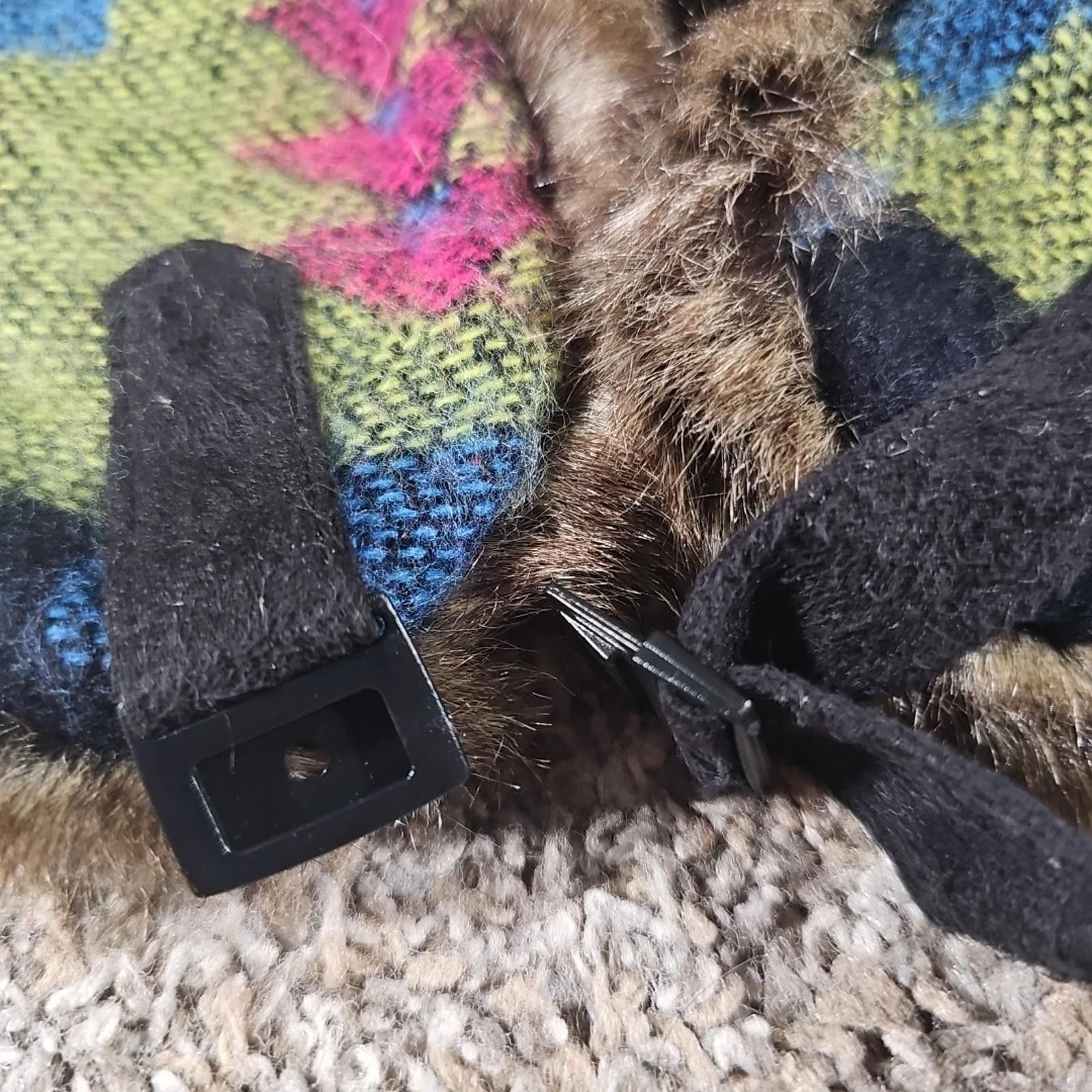 Steve Madden MUDD Trapper Hat Y2K Faux Fur Ear Flaps One Size w/ Strap Size ONE SIZE - 4 Thumbnail
