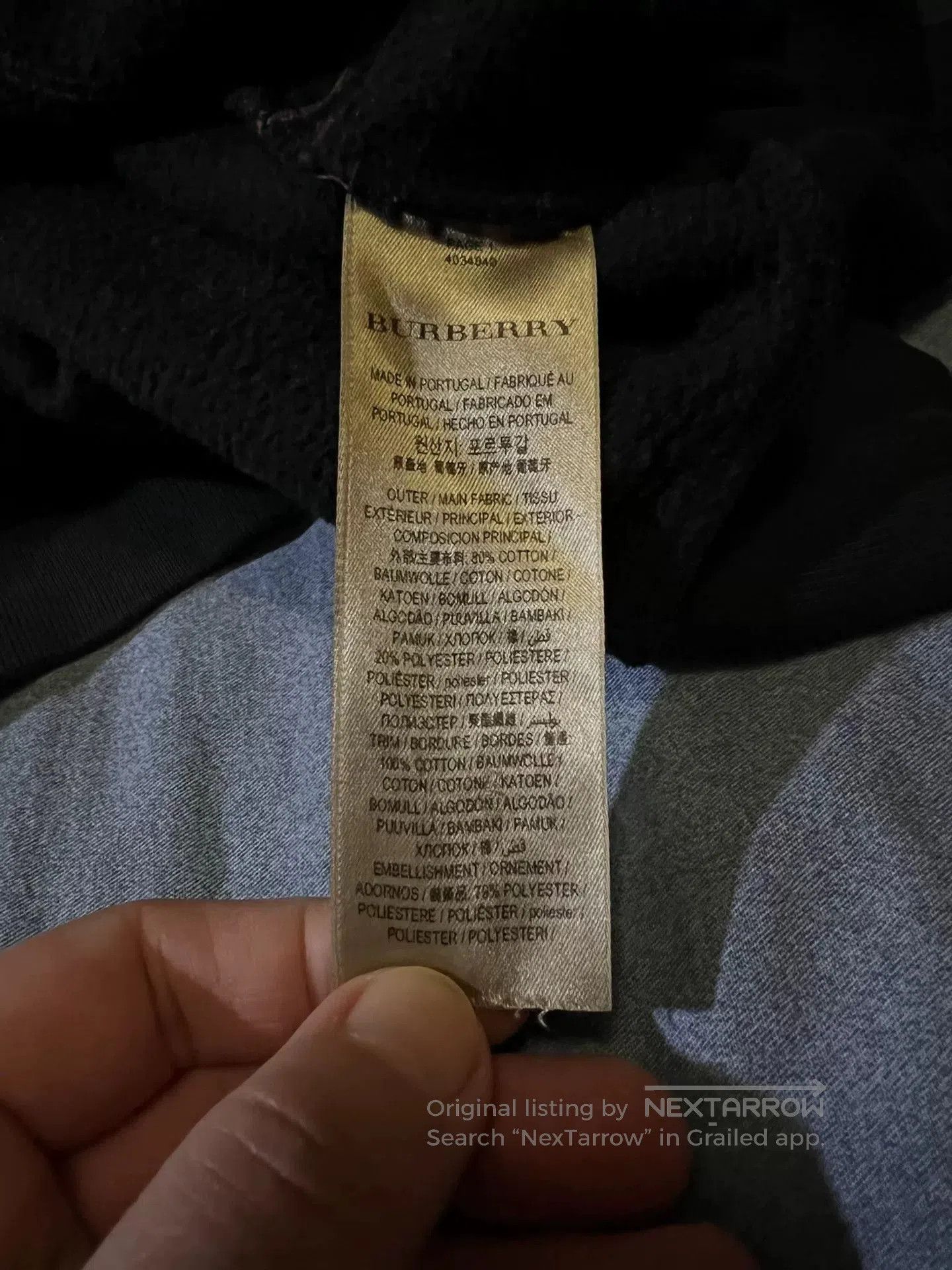 Burberry burberry rainbow suede fleece hoodie sweatshirt. Size US XL / EU 56 / 4 - 7 Thumbnail