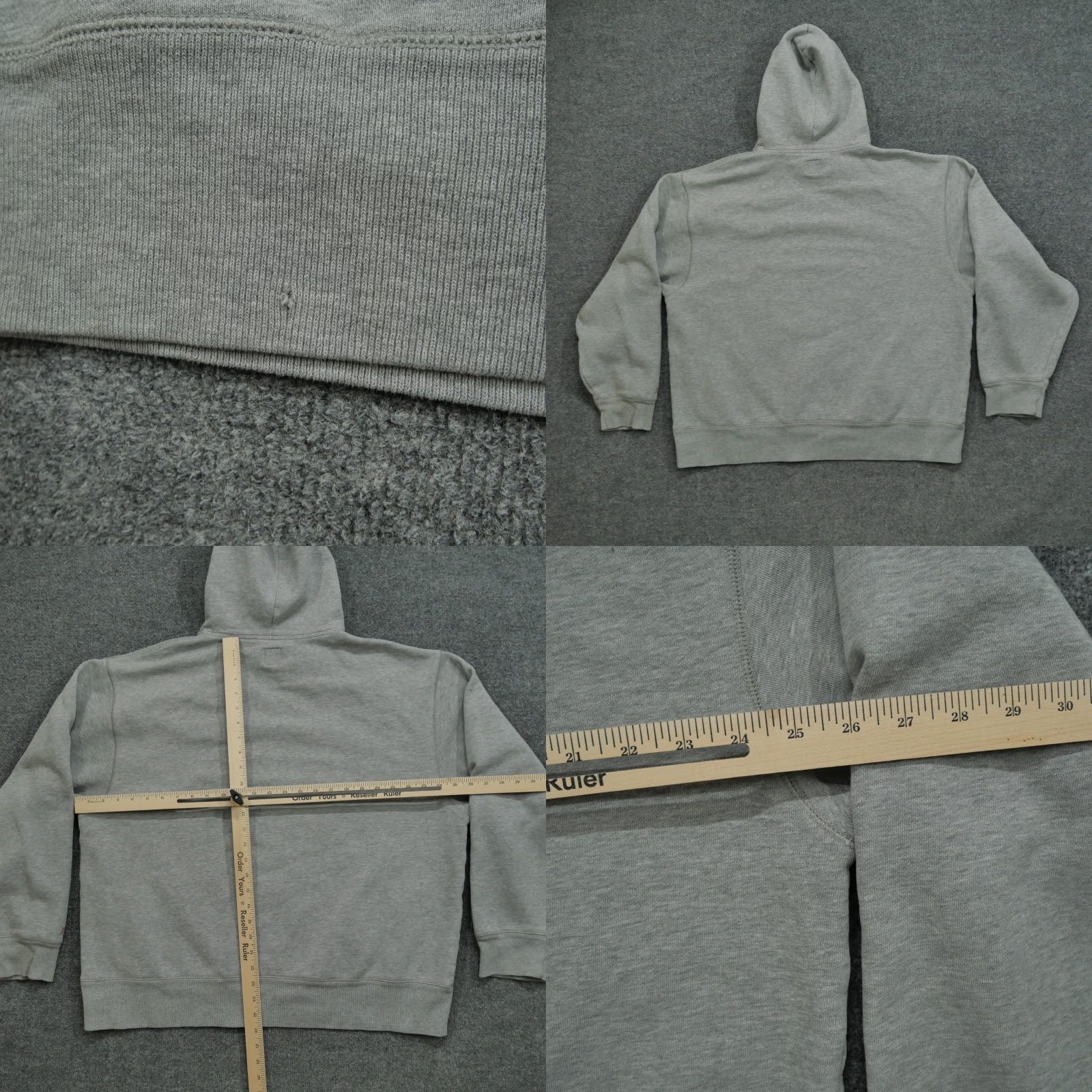Gap VINTAGE Gap Hoodie Mens Pullover XL Grey Hooded Logo Boxy 2000s Y2K Size US XL / EU 56 / 4 - 8 Thumbnail