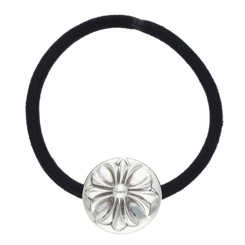 Chrome Hearts Chrome Hearts Silver Cross Ball Button Hair Tie Size ONE SIZE - 1 Thumbnail
