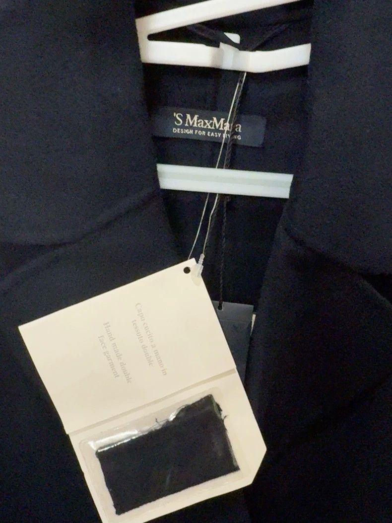 Max Mara Max Mara Navy blue double-breasted cashmere coat Size L / US 10 / IT 46 - 4 Thumbnail