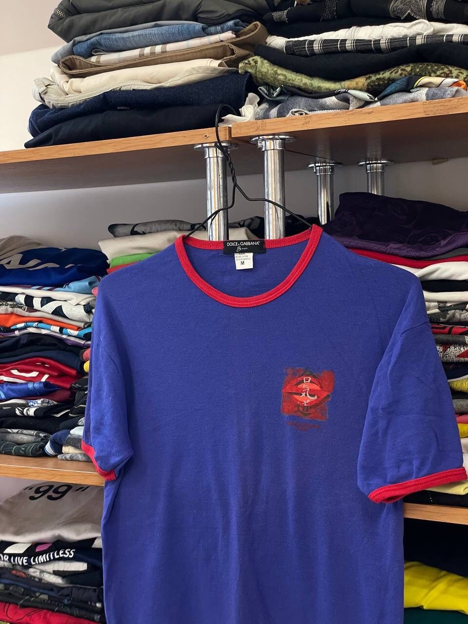 Dolce & Gabbana × Vintage Dolce Gabbana D&G Monogram Basic T Shirt Cotton Large Size US M / EU 48-50 / 2 - 5 Thumbnail