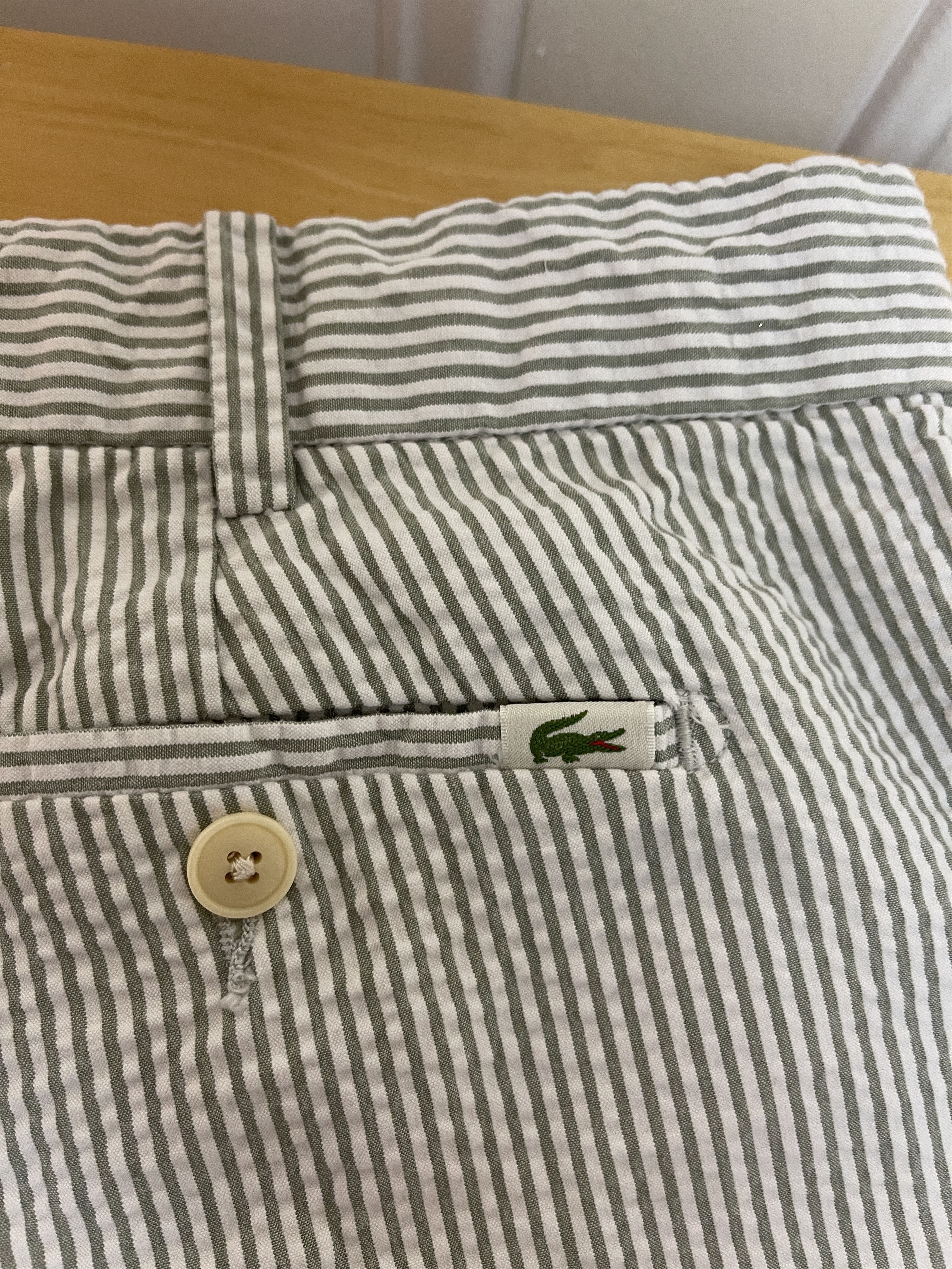 Lacoste Lacoste Men’s Stripped Shorts Size 38 In Good Shape!! Size US 38 / EU 54 - 5 Thumbnail