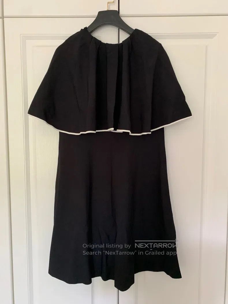 Valentino Valentino Black and white dress Size L / US 10 / IT 46 - 4 Thumbnail