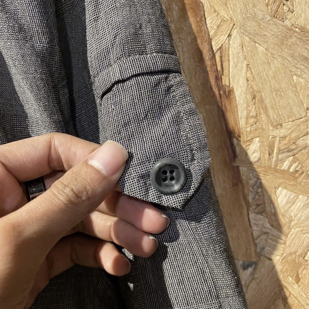 Pierre Balmain × Vintage Pierre Balmain Checked Basic Logo Jacket - Harrington Style Size US M / EU 48-50 / 2 - 12 Thumbnail