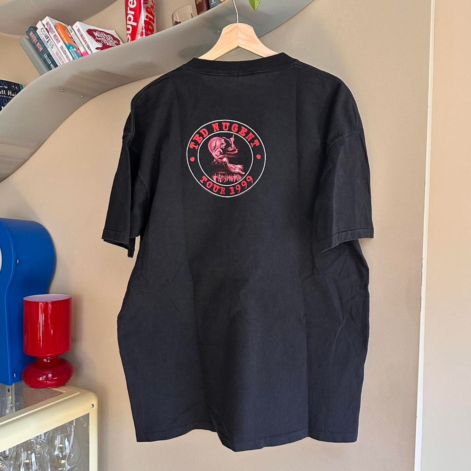 Band Tees × Vintage Vintage 1999 Ted Nugent Band Shirt Size US XL / EU 56 / 4 - 4 Thumbnail