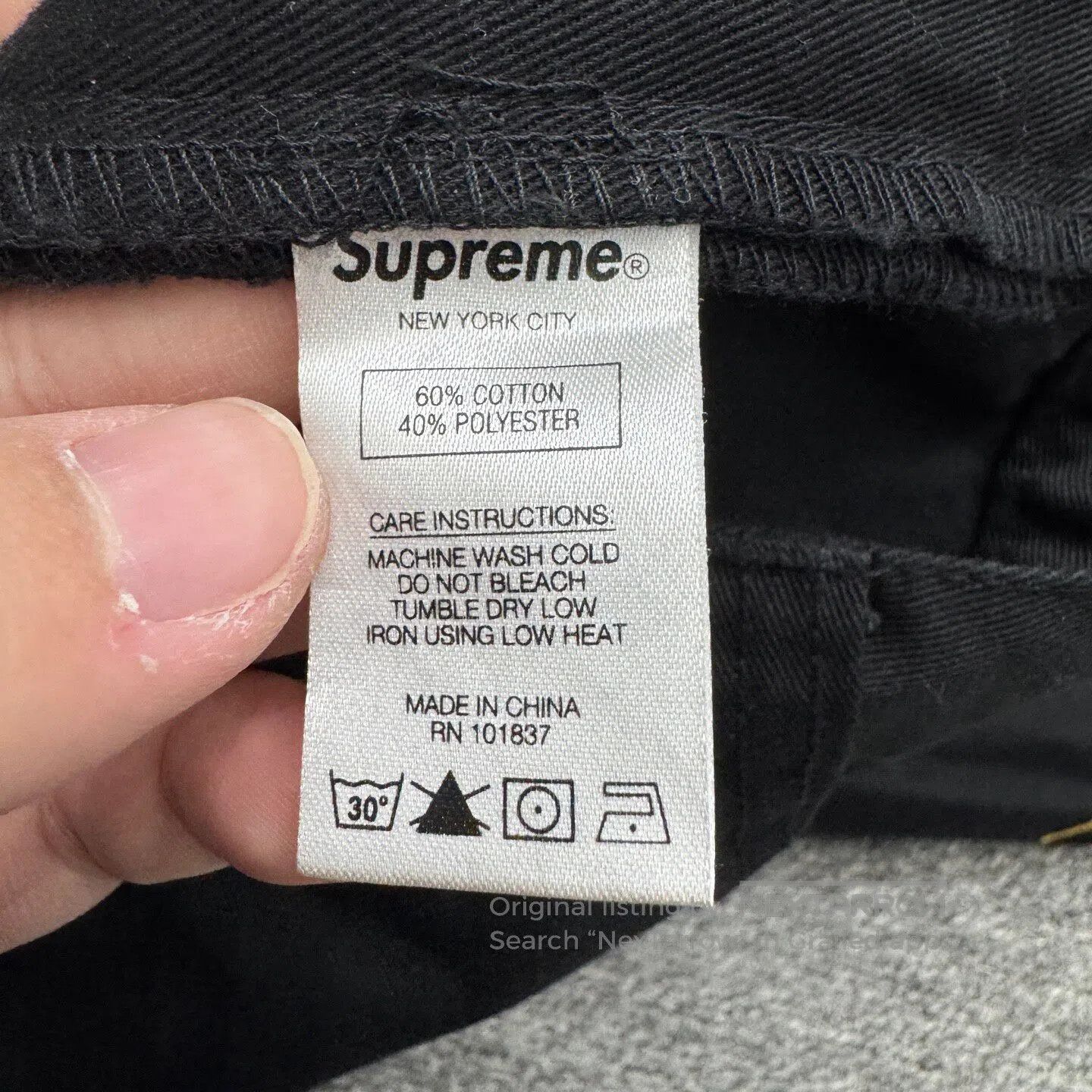 Supreme SUPREME size38 Embroidered China Dragon Leisure Pants| Size US 30 / EU 46 - 4 Thumbnail