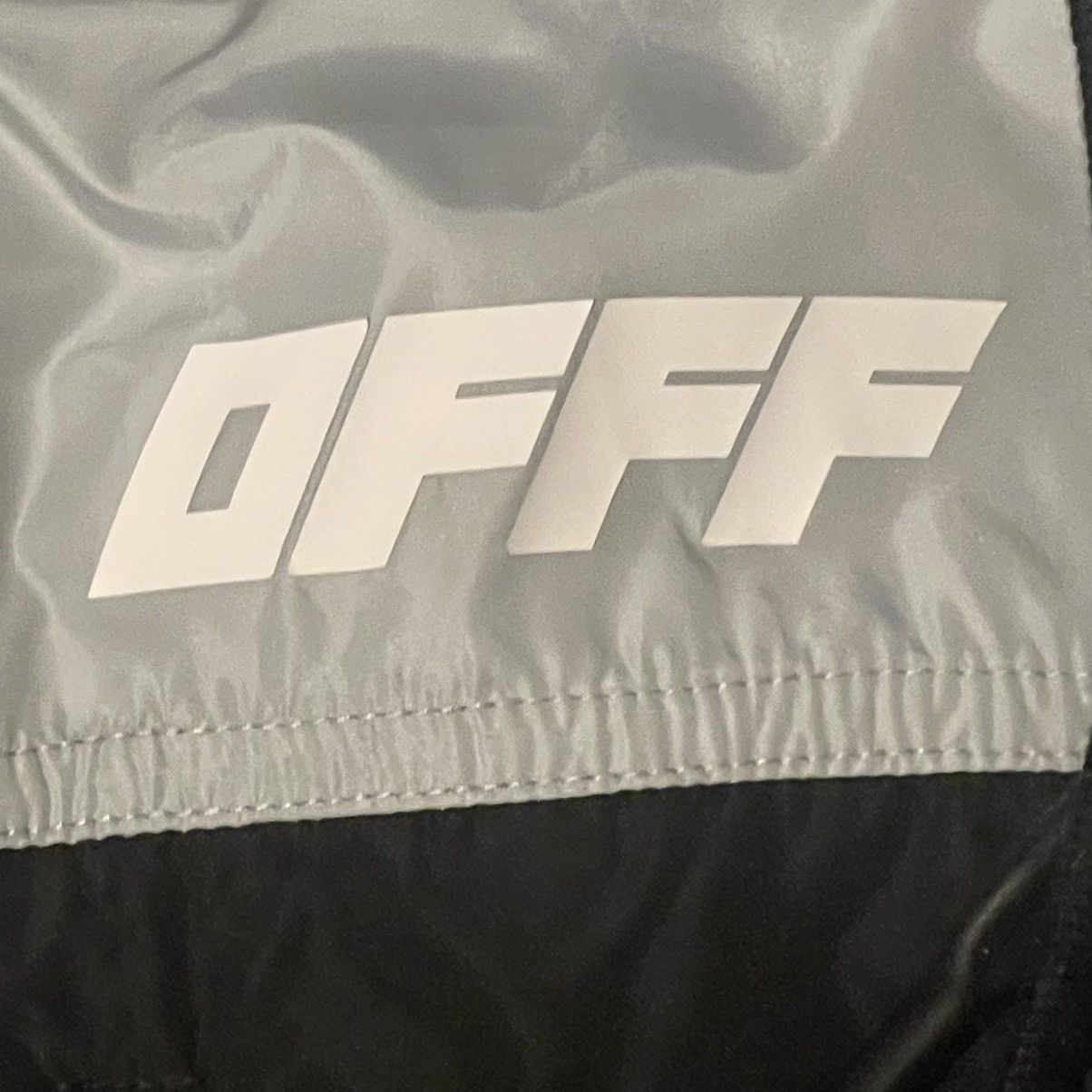 OFF-WHITE Unfinished Windbreaker Jacket Oversized Size Xs