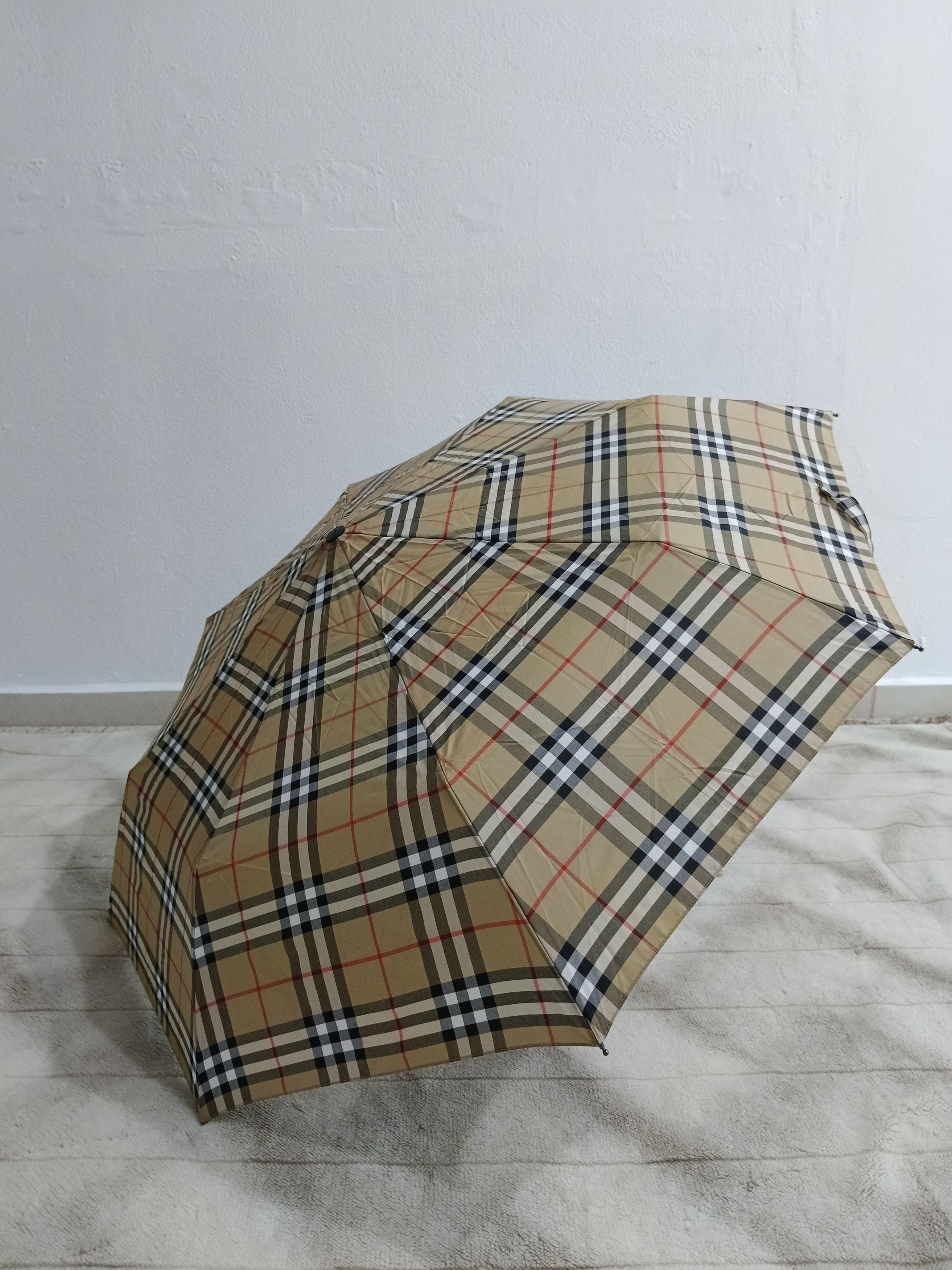 Burberry Burberry NovaCheck Folding Umbrella Size ONE SIZE - 3 Thumbnail