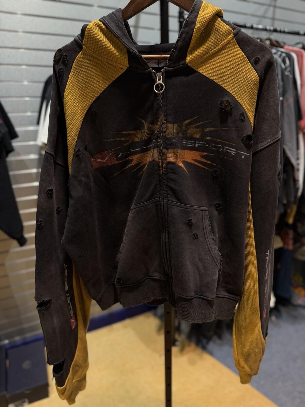 Vale XL - Vale Zip Up Black Yellow Hoodie Authentic Valley New Size US XL / EU 56 / 4 - 6 Thumbnail
