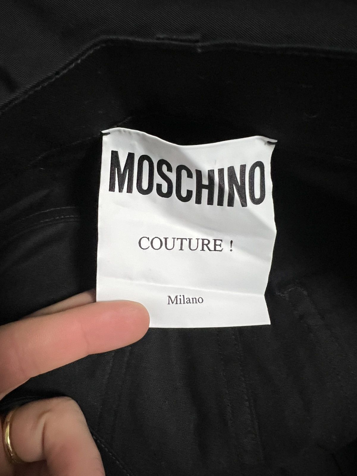 Moschino Moschino couture black jeans L Size 36" / US 14 / IT 50 - 2 Thumbnail