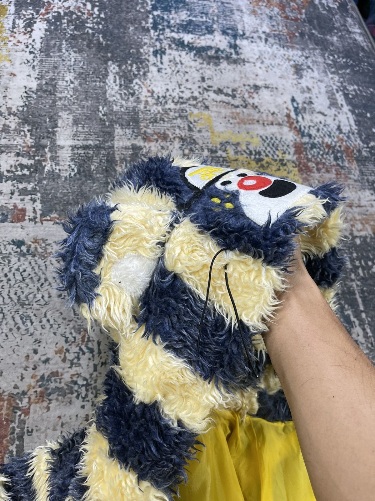 Japanese Brand Joyful And Monster Plush Whimsical Striped Fuzzy Jacket Size XS / US 0-2 / IT 36-38 - 4 Thumbnail