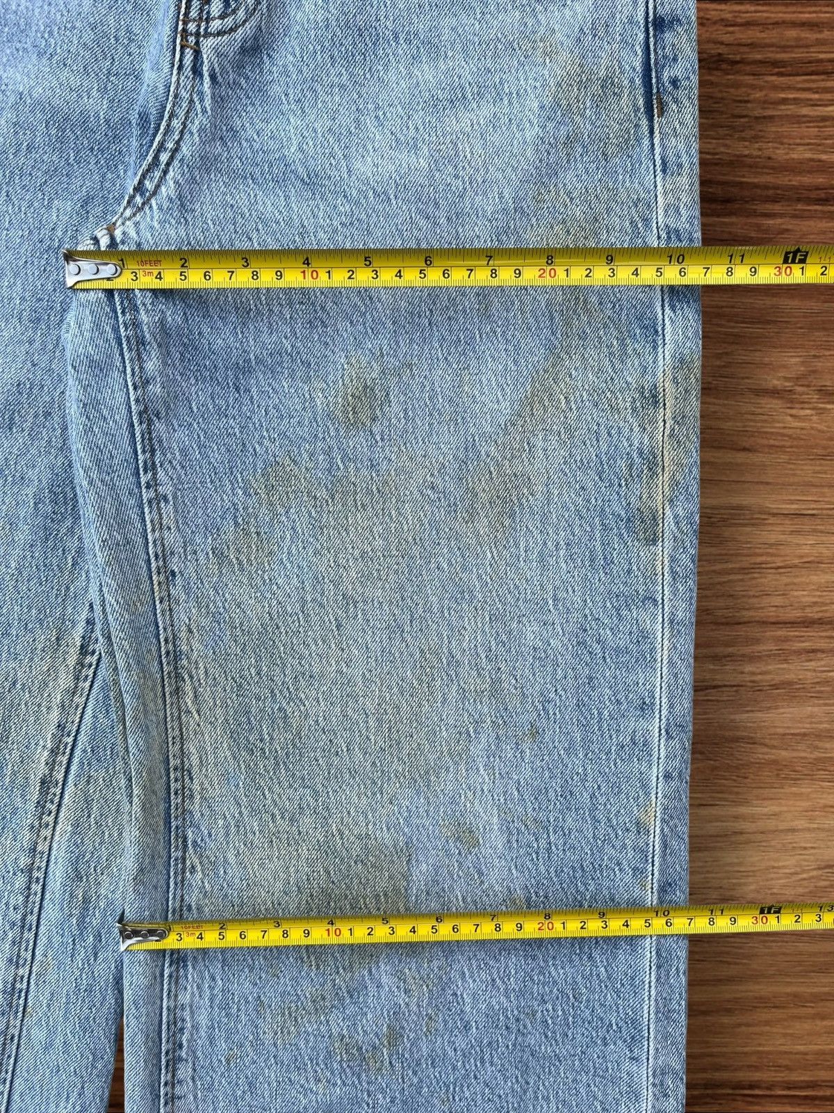 Japanese Brand × Vintage Vintage Japanese Brand Dirty Washed High Rise Wide Leg Jeans Size 26" / US 2 / IT 38 - 12 Thumbnail
