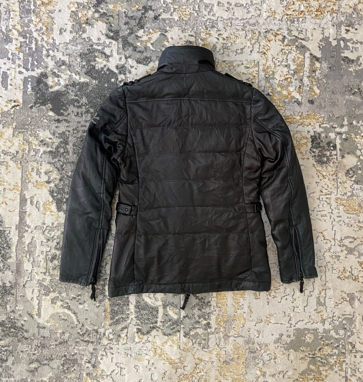 Leather × Mastermind Japan × Roen CRAZY RARE ROEN MASTERMIND BIKER LEATHER JACKET Size US S / EU 44-46 / 1 - 17 Thumbnail