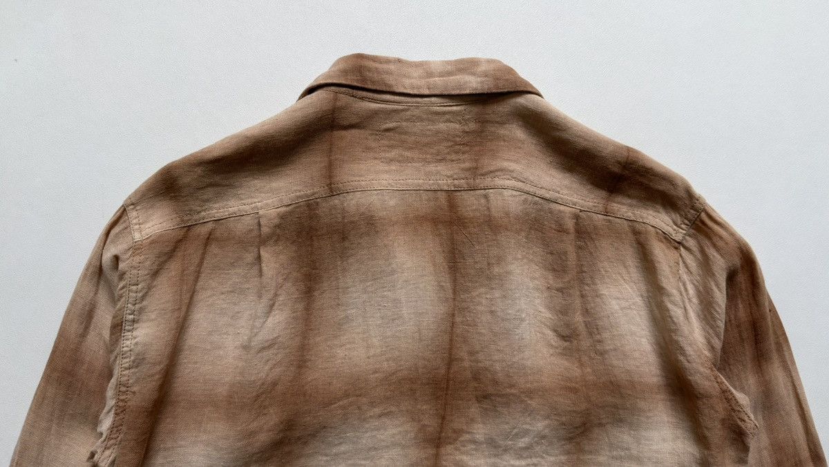 Story Mfg. Brown/Beige ‘Peace Tie Dye’ Print Shirt Size US S / EU 44-46 / 1 - 13 Thumbnail