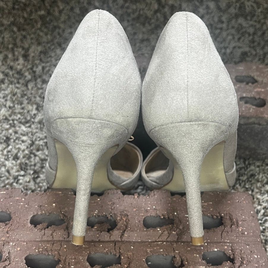 Old Navy Old Navy Suede D'Orsay Stilettos Heel Pump Dark Taupe 7 Size US 7 / IT 37 - 9 Thumbnail