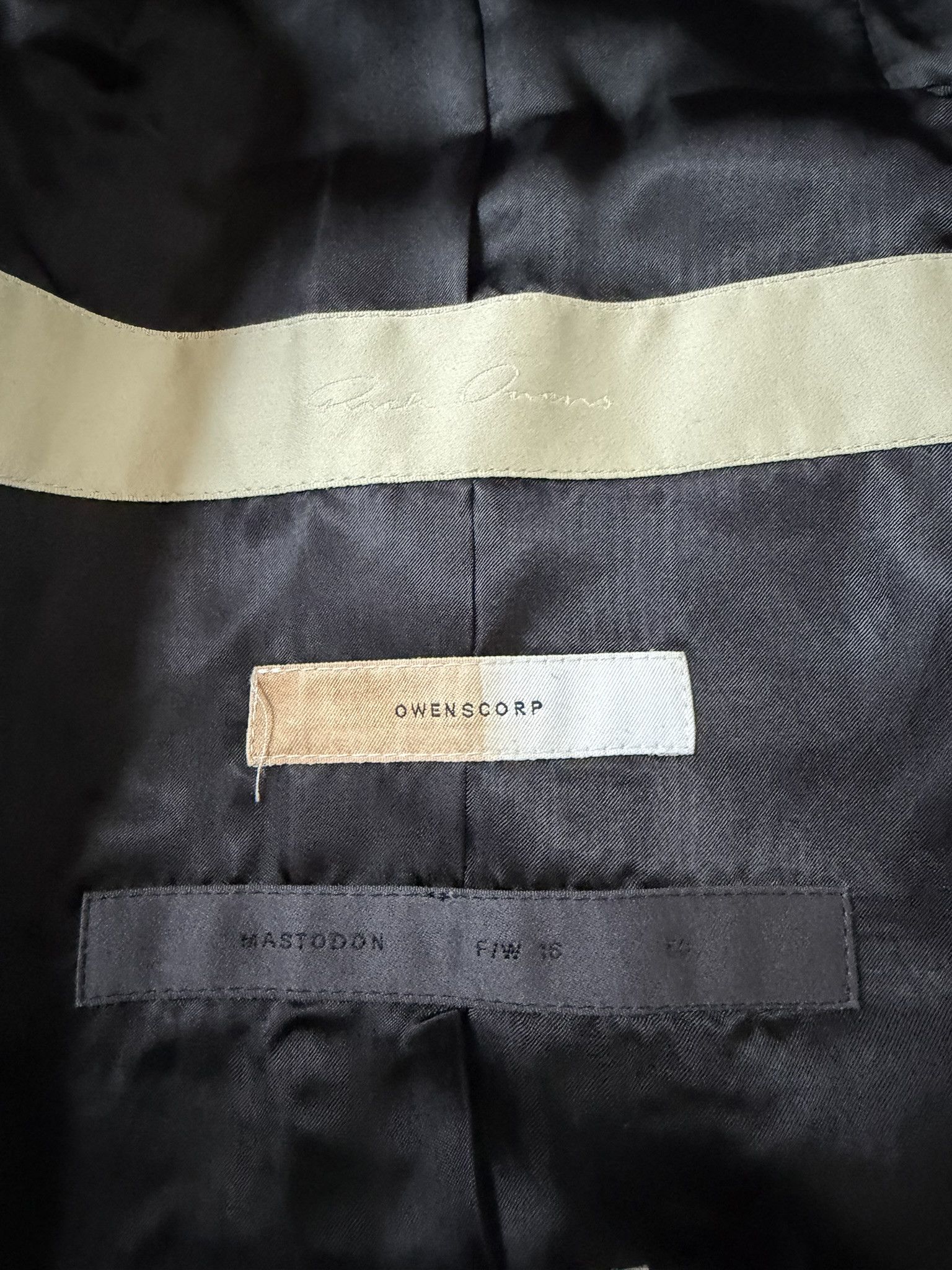 Rick Owens F/W 16 "MASTODON" Wool & Linen Runway JMF Blazer Rick Owens Size US M / EU 48-50 / 2 - 14 Thumbnail