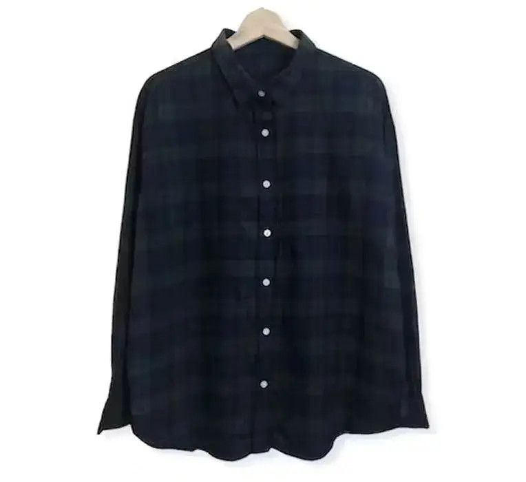 Flannel Japanese Brand G.U Plaid Tartan Flannel Shirt Size US XL / EU 56 / 4 - 1 Thumbnail