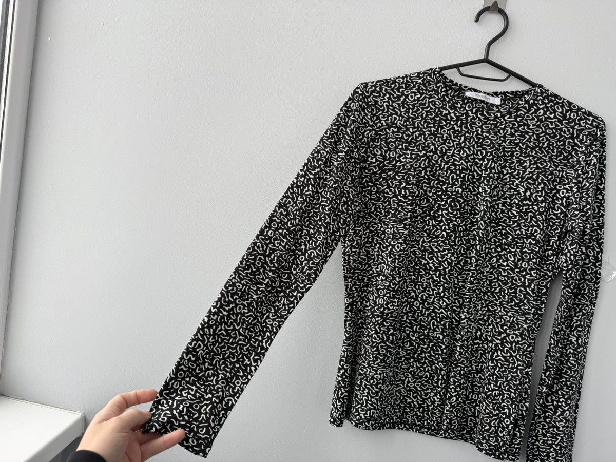 Max Mara Max Mara Long Sleeve Blouses Size M / US 6-8 / IT 42-44 - 4 Thumbnail