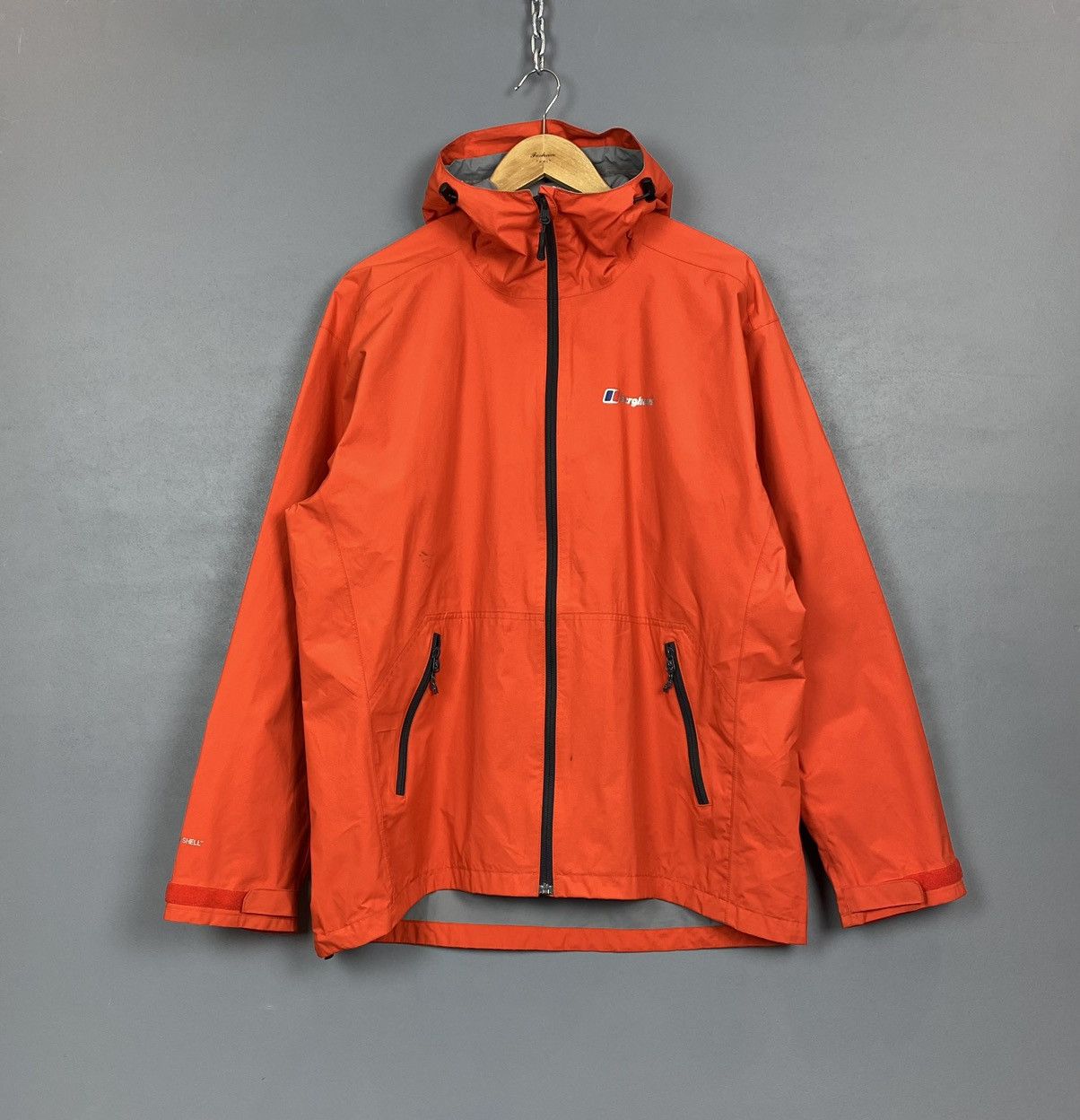 Berghaus Hydroshell Waterproof Long Sleeve Jacket Mens Sz XL