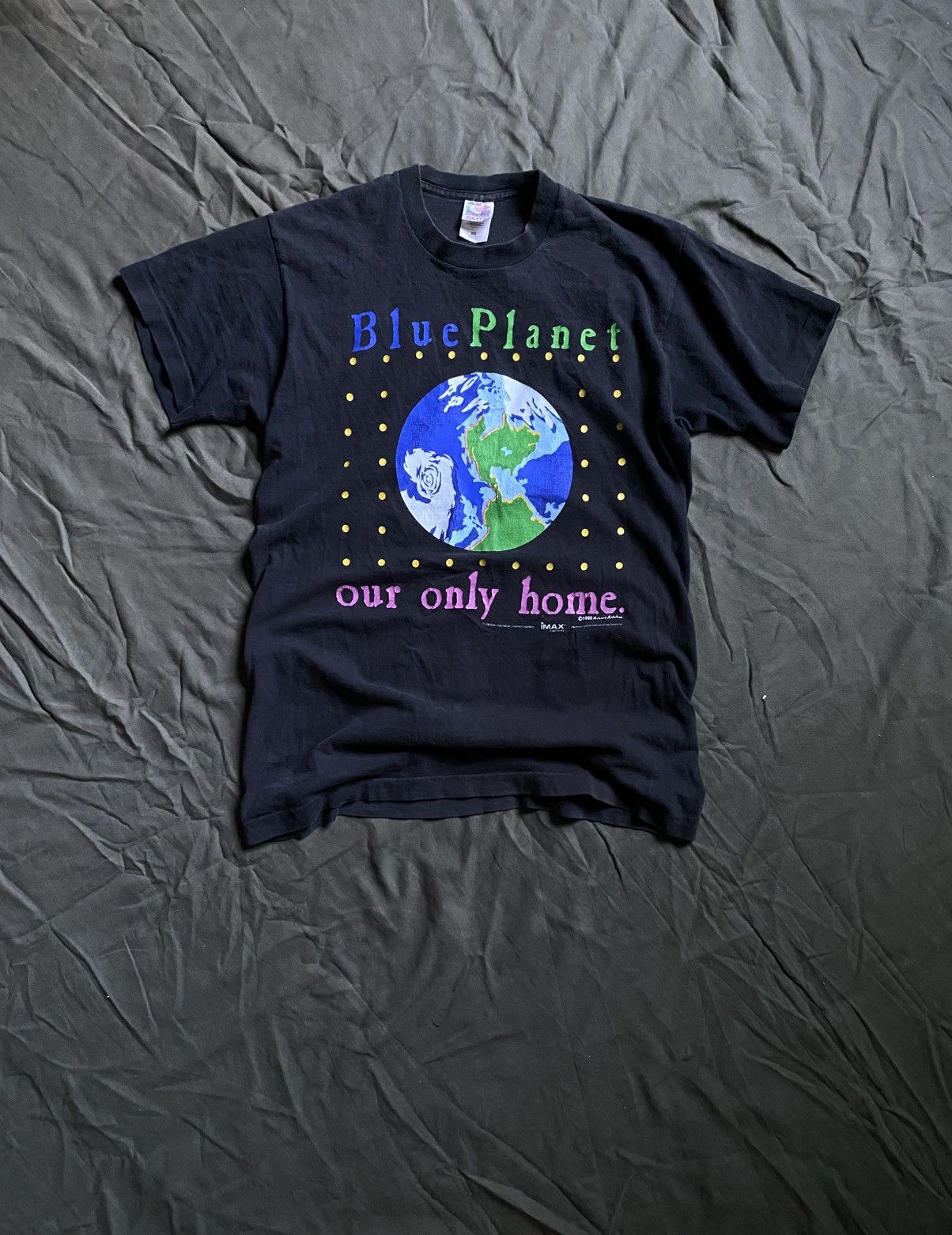 Vintage Vintage Rare Blue Planet by Robert Kitchen IMAX 90’s Tee Size US L / EU 52-54 / 3 - 2 Thumbnail