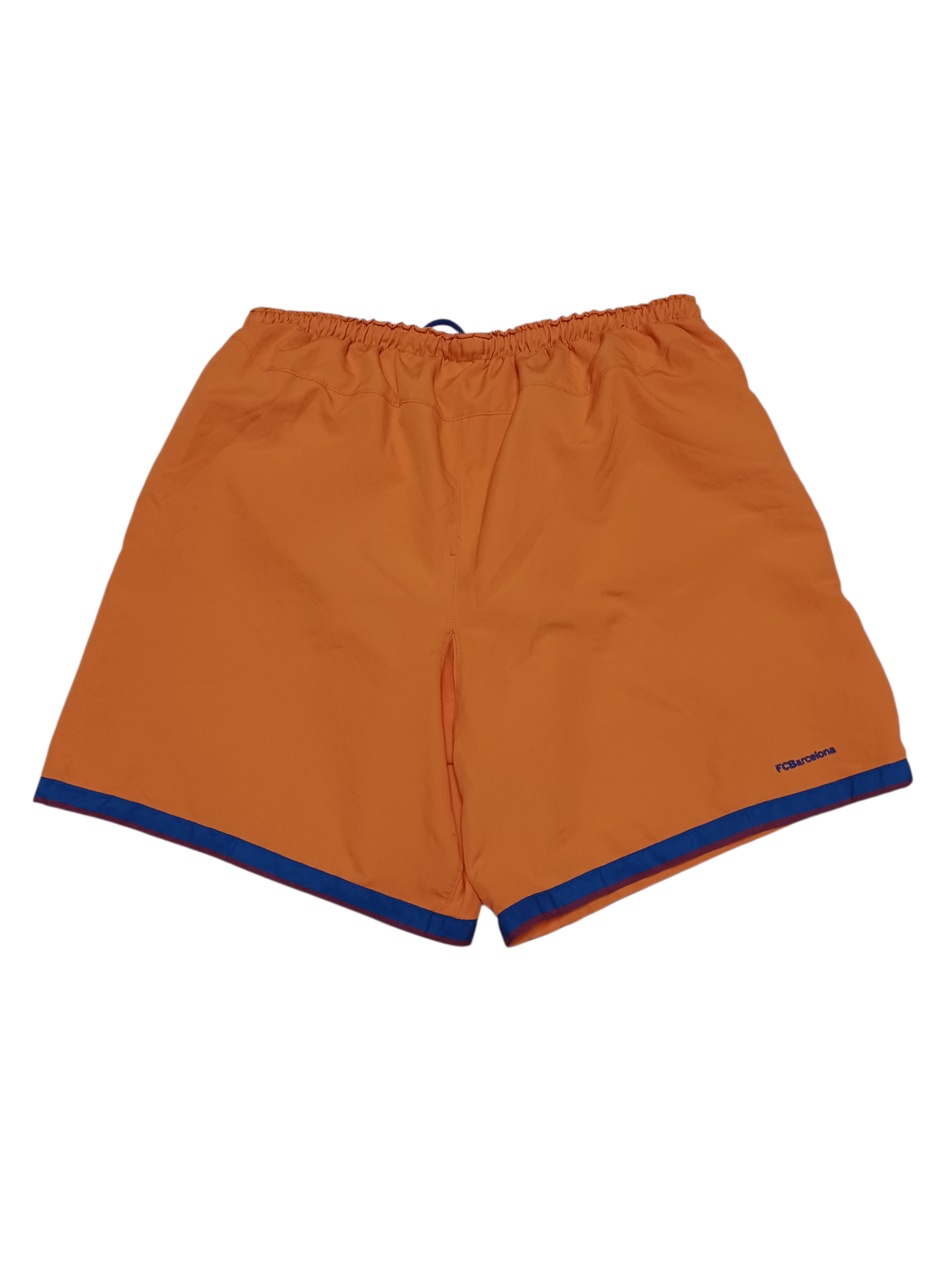 Nike NIKE FC BARCELONA VINTAGE 2006 NYLON SOCCER SHORTS BARCA Size US 34 / EU 50 - 4 Thumbnail