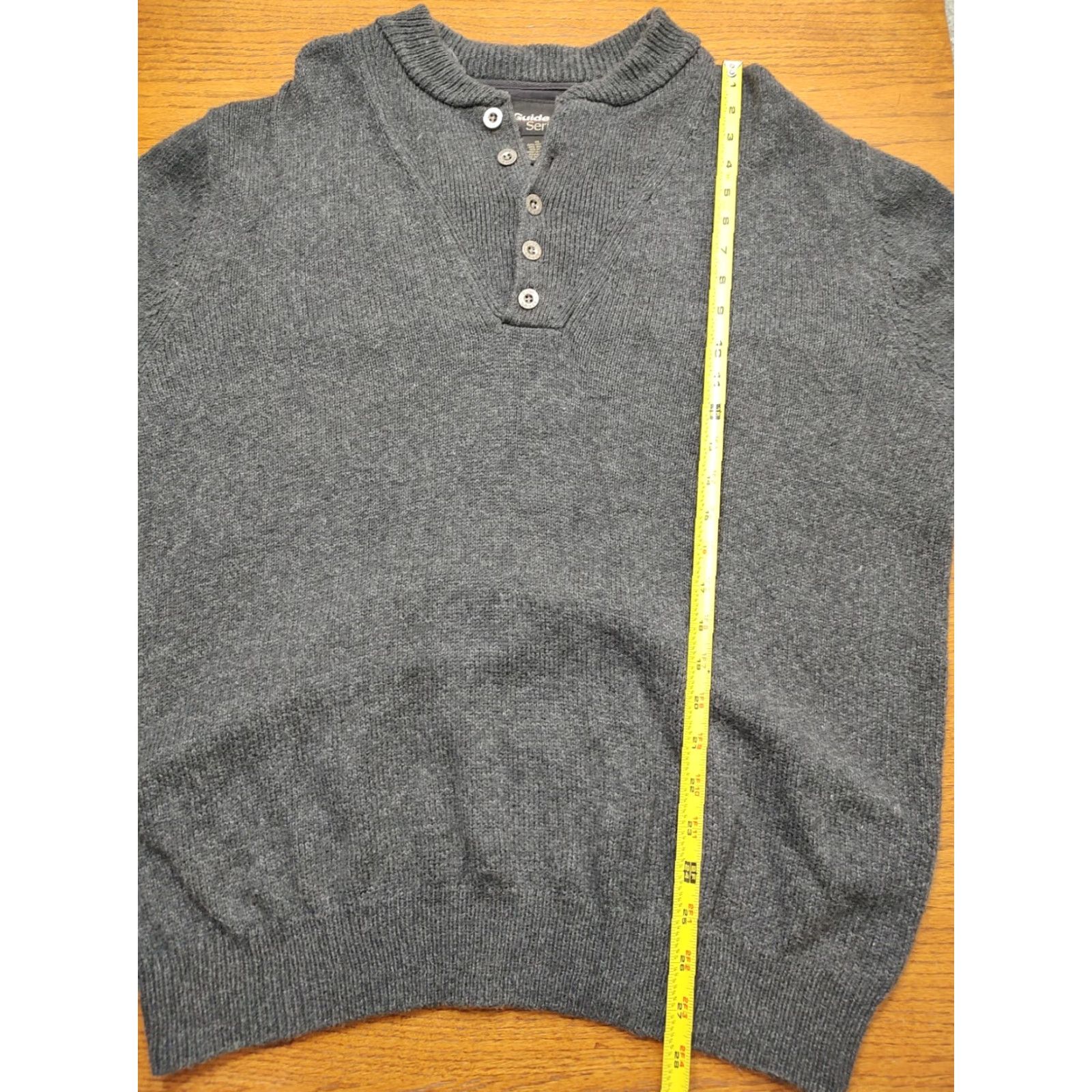Vintage VINTAGE Gander Mountain Guide Series Wool Blend Sweater Mens XL Gray Pullover Crew Neck Knit Collar 90s Outdoor USA Sweater Mens Size US XL / EU 56 / 4 - 7 Thumbnail