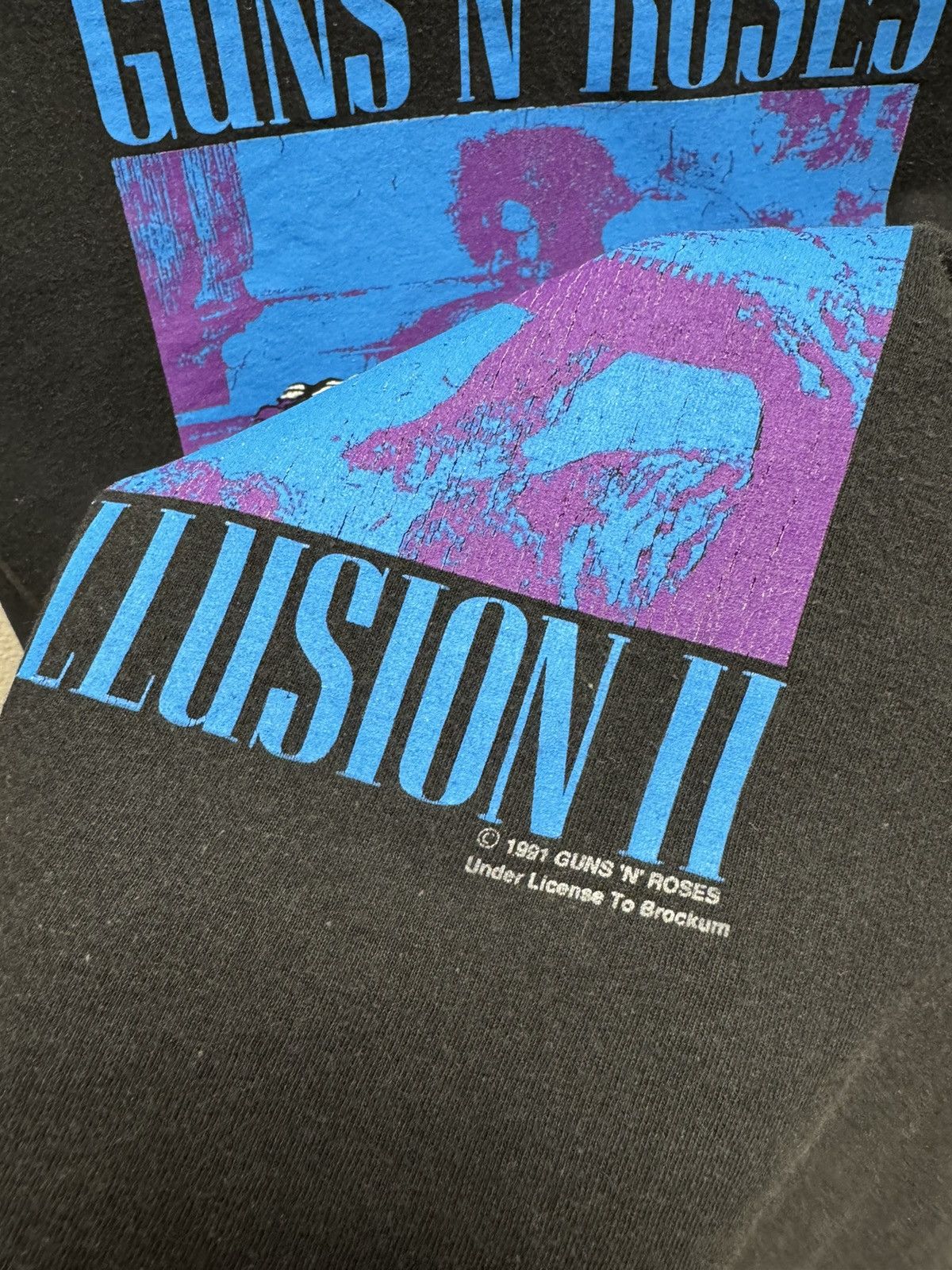 Guns N' Roses Guns N Roses 1991 vintage single t-shirt brockum L illusion Size US L / EU 52-54 / 3 - 5 Thumbnail