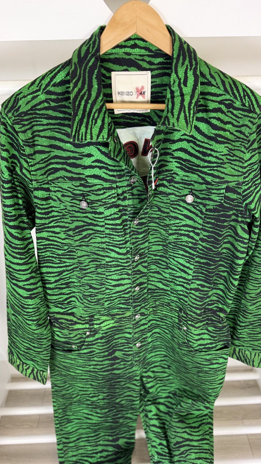 Kenzo Kenzo Jungle HM Tiger Print Jumpsuit Size US 34 / EU 50 - 11 Thumbnail