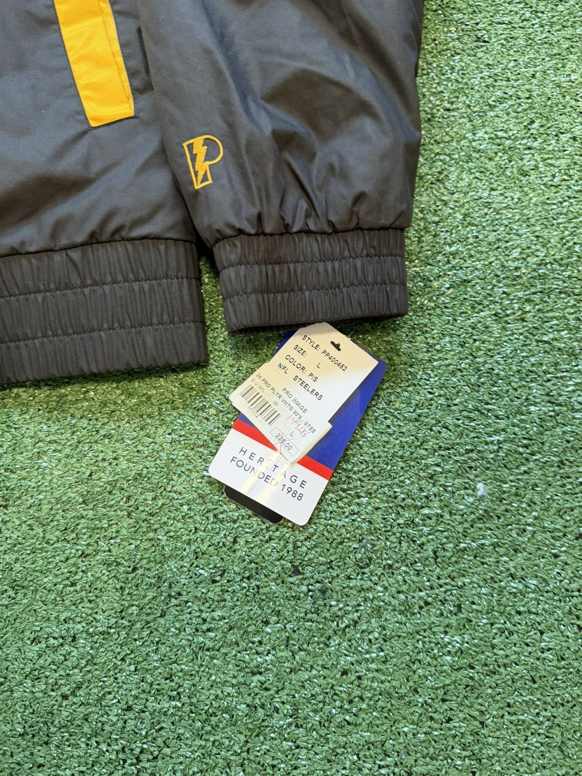 Pro Player NFL Pittsburgh Steelers Script Puffer Hooded Jacket VTG 90 Size US L / EU 52-54 / 3 - 2 Thumbnail