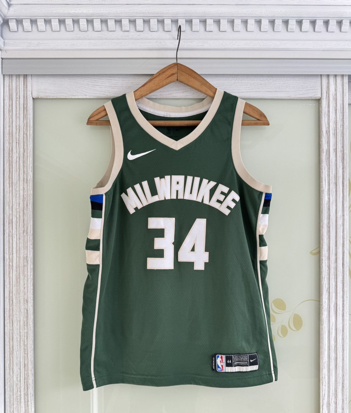 Nike Antetokounmpo #34 Milwaukee NBA Jersey Basketball Shirt Kit Size US M / EU 48-50 / 2 - 2 Thumbnail