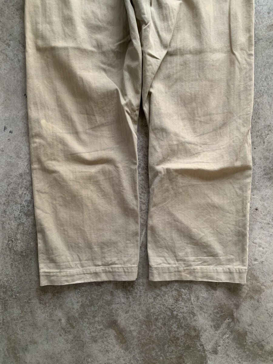 Nigel Cabourn LYBRO by Nigel Cabourn herringbone military design pants Size US 36 / EU 52 - 11 Thumbnail