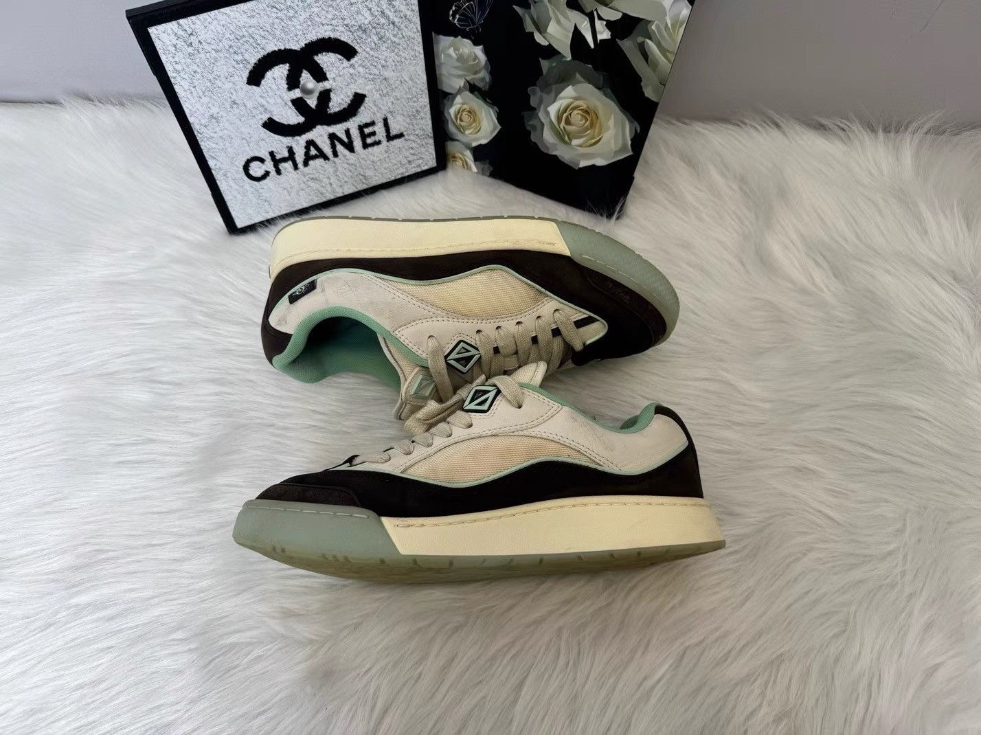 Dior Dior B713 Travis Scott x Dior Brown Green Sneakers K36 Size US 10 / EU 43 - 6 Thumbnail