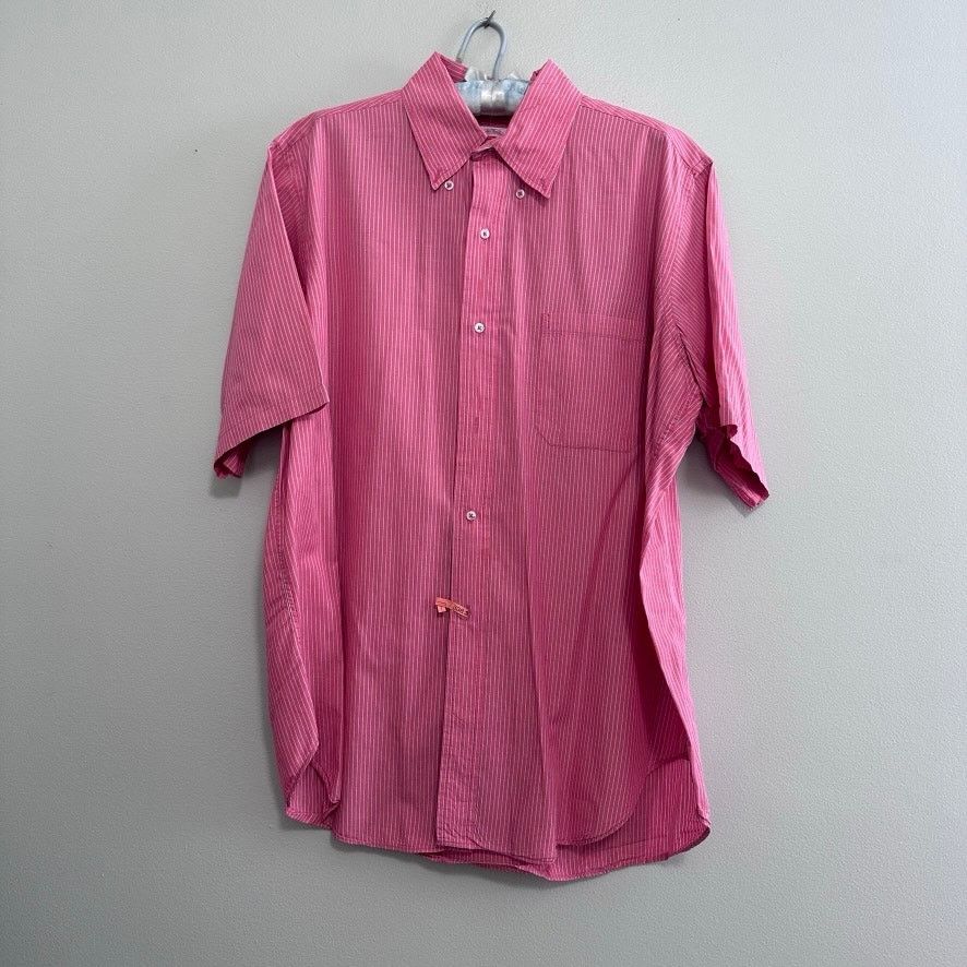 Brooks Brothers Vintage Brooks Brothers pink striped button down size 16.5 Size US L / EU 52-54 / 3 - 2 Thumbnail