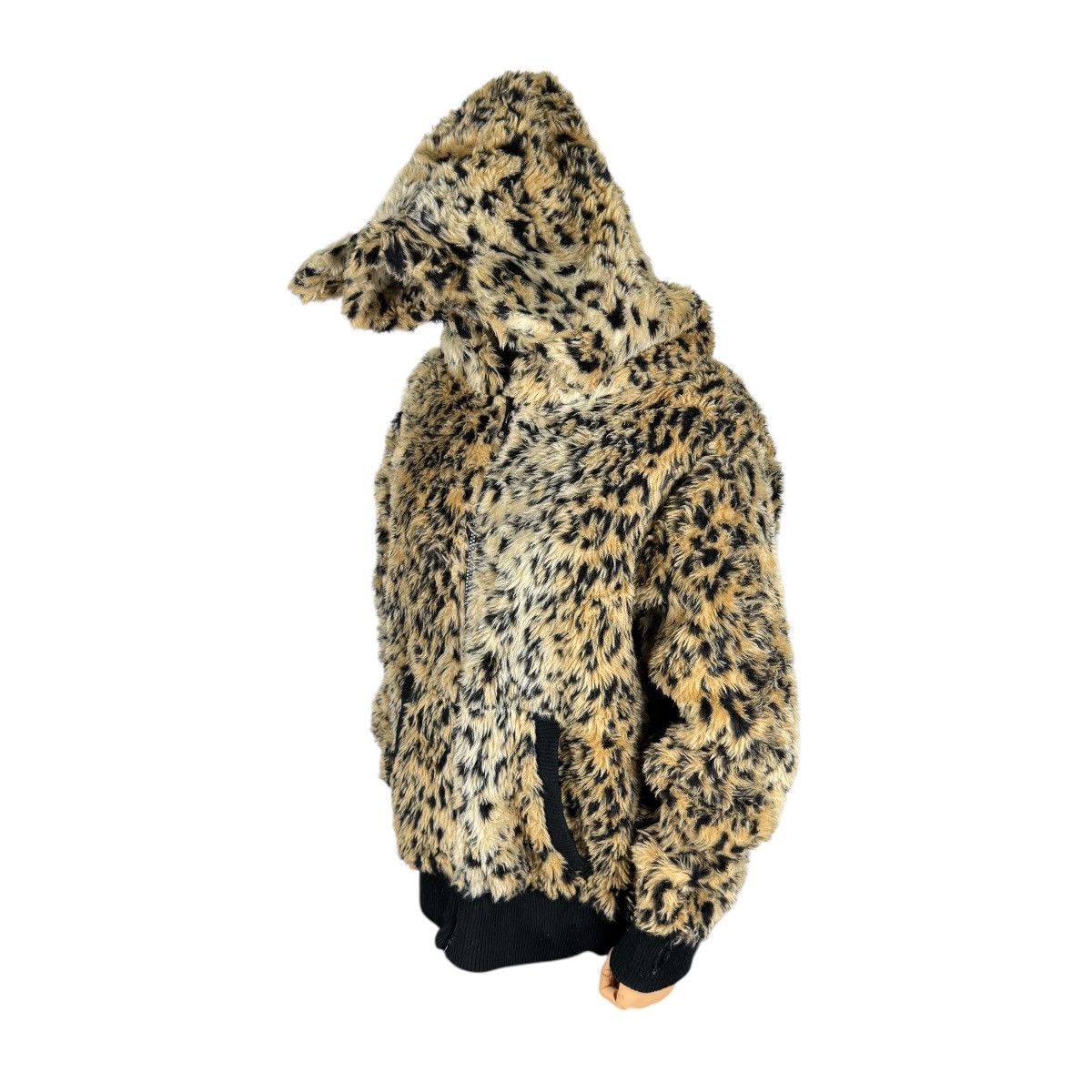 Issey Miyake 🌟SLIPPIN & SLIDIN LEOPARD HOODIE ZIP JACKET Size L / US 10 / IT 46 - 1 Thumbnail