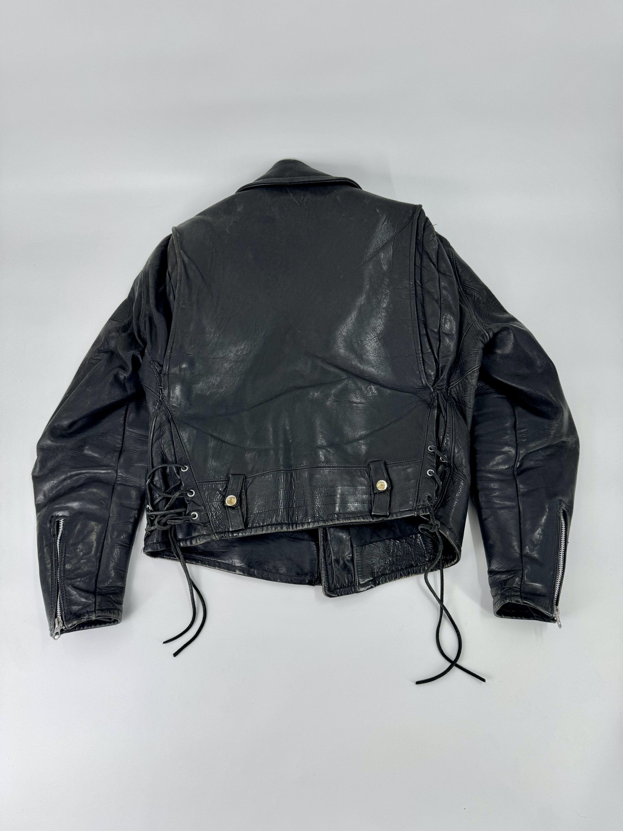 Vintage 1950s Beck 999 Northeaster Flying Togs Leather Jacket 50s Size US S / EU 44-46 / 1 - 4 Thumbnail