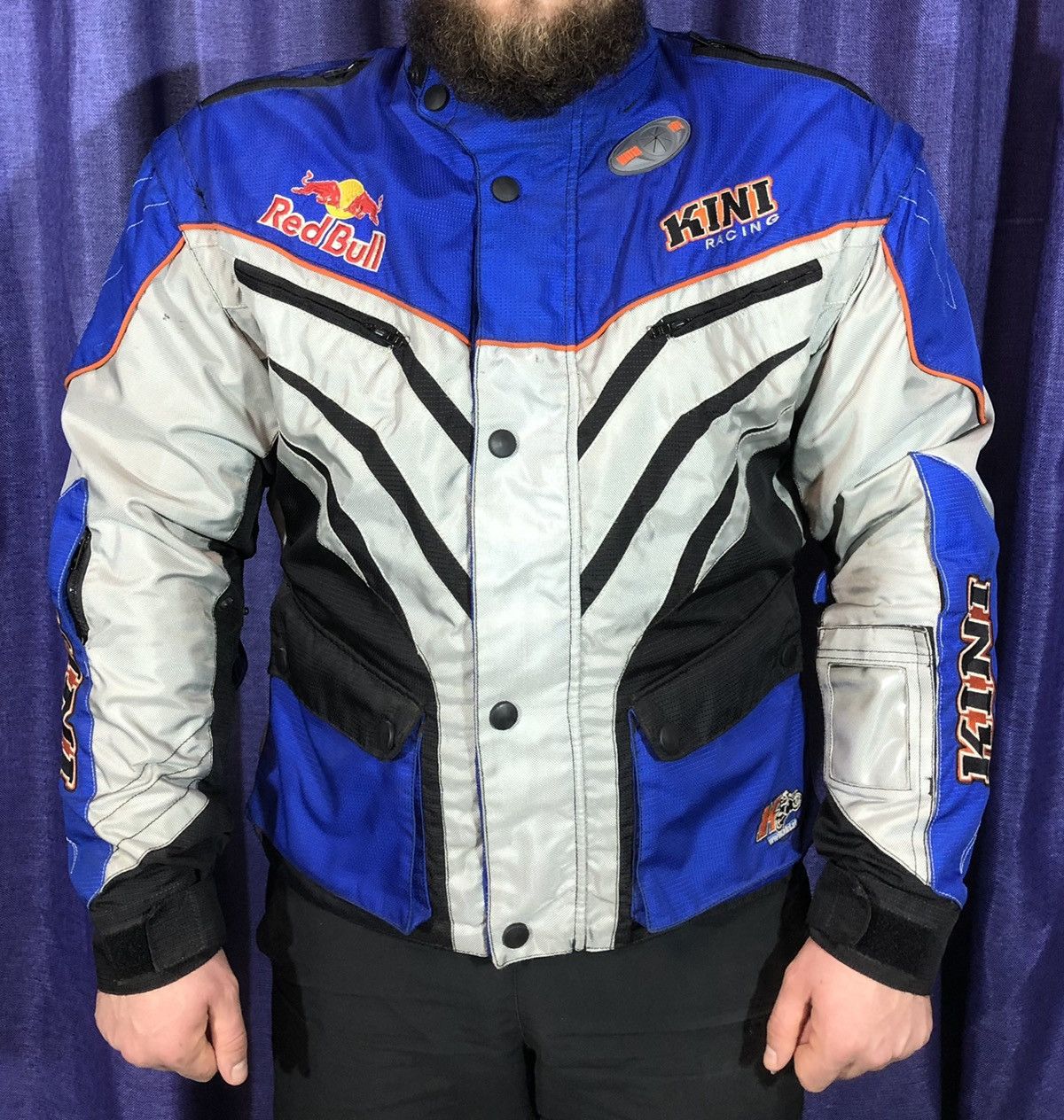 Ferrari × Marlboro × Yamaha Red Bull Kini Auto Motorcycle Jacket Racing Size US XL / EU 56 / 4 - 2 Thumbnail