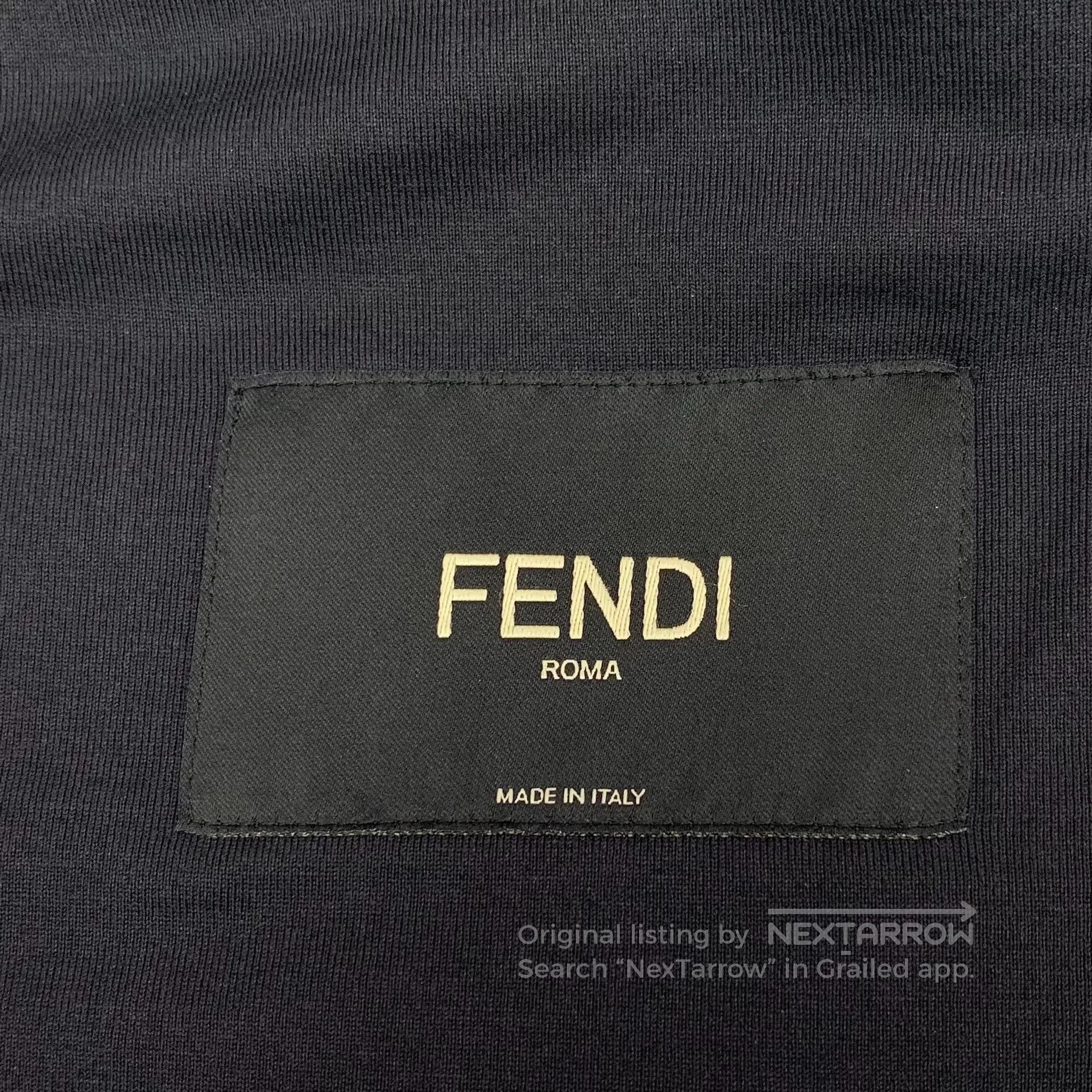 Fendi FENDI Black classic double F full print hooded zipper long Size US S / EU 44-46 / 1 - 5 Thumbnail