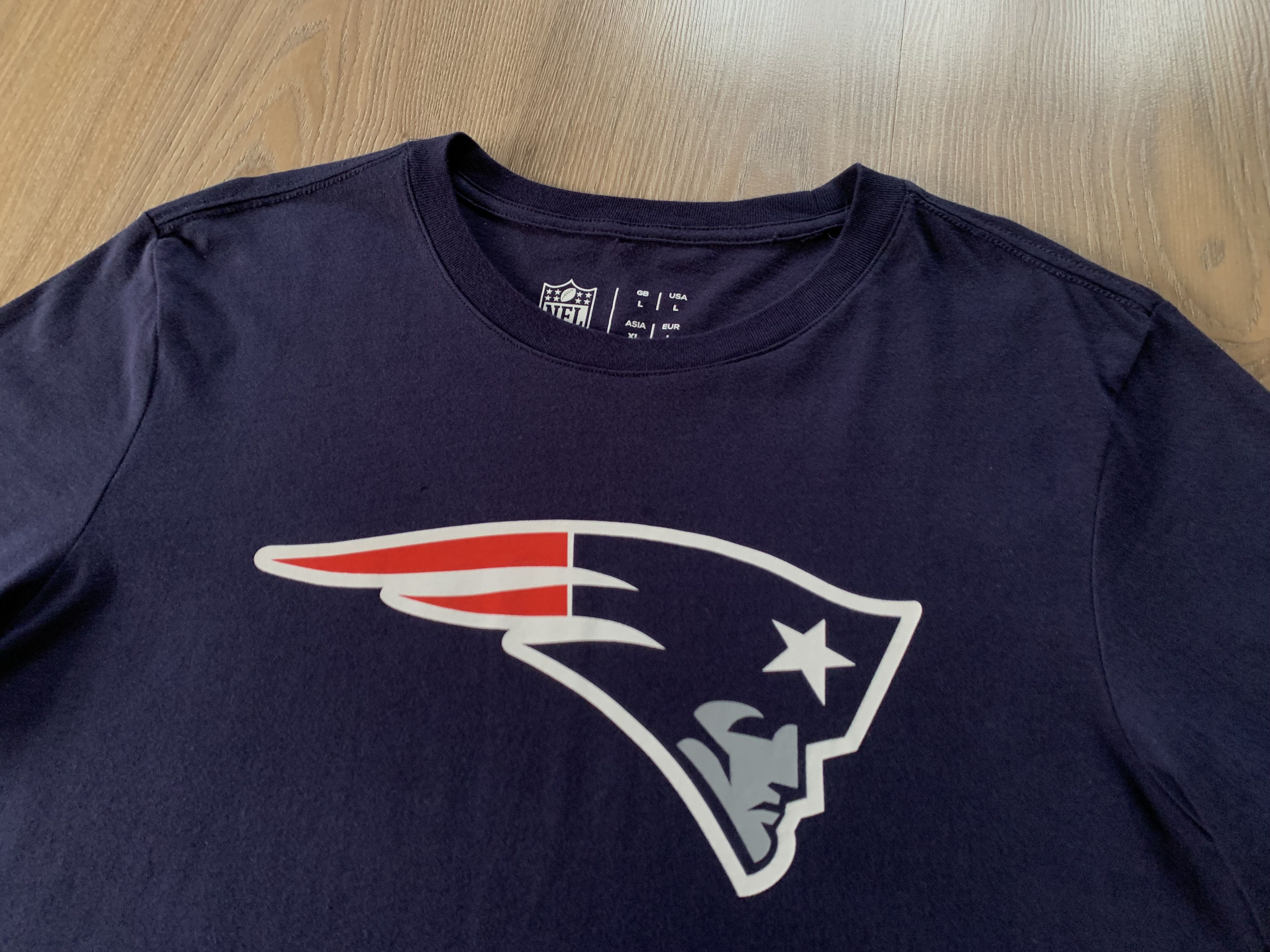 NFL NFL New England Patriots Cotton T Shirt Size US L / EU 52-54 / 3 - 4 Thumbnail