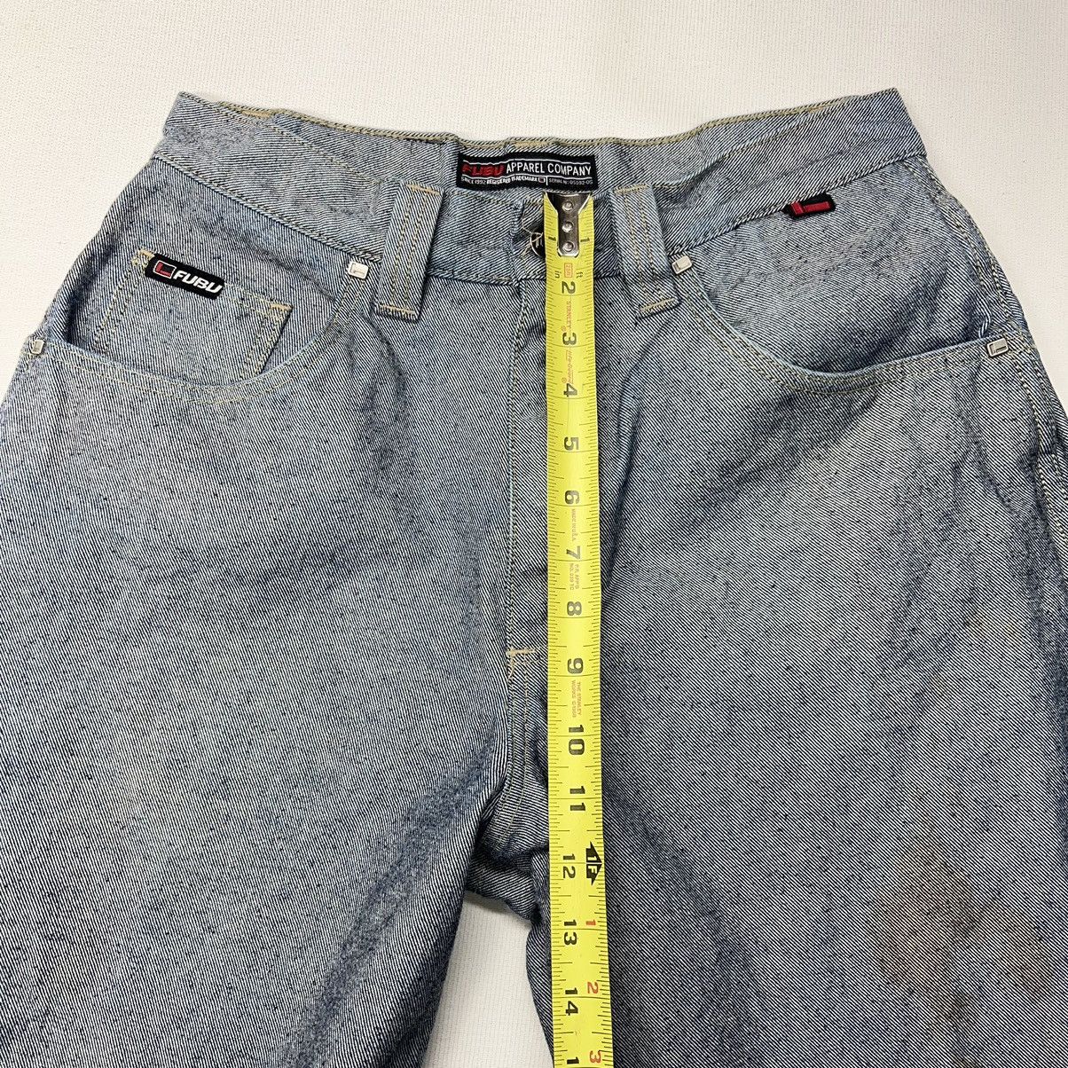 Fubu × Vintage Fubu Jeans 32X34 Baggy Straight Reverse Blue 90s Y2K Size US 32 / EU 48 - 24 Thumbnail