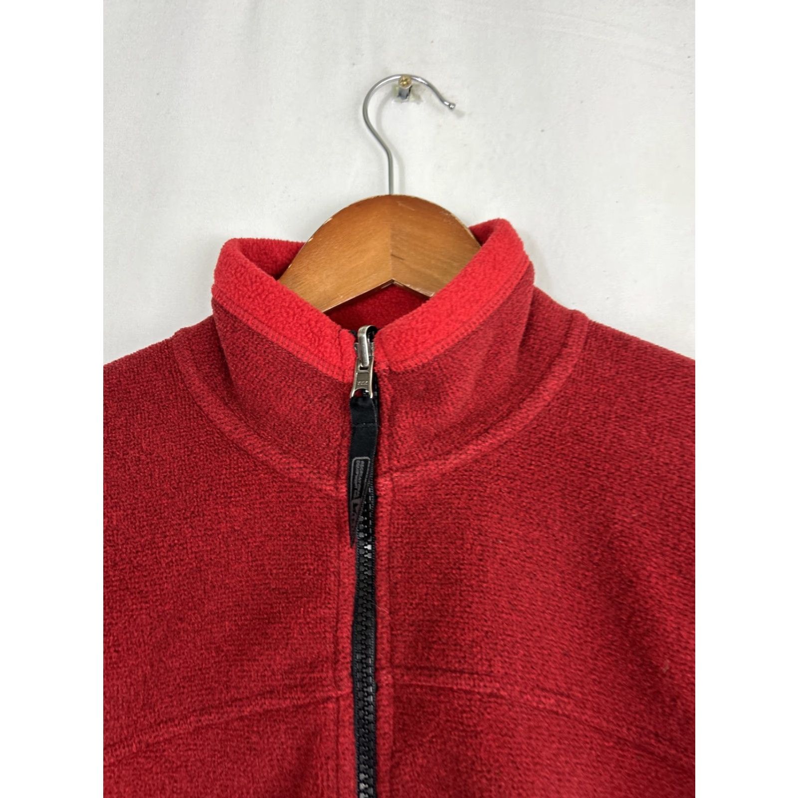 Vintage REI Womens XS Full Zip Fleece Jacket Red Long Sleeve Pockets Polartec Jacket Size XS / US 0-2 / IT 36-38 - 3 Thumbnail