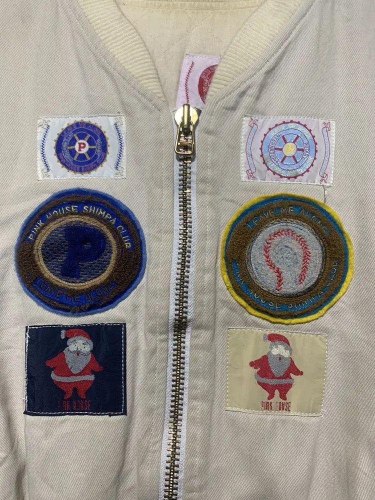 Pink House 1990s Pink House multiple patch MA-1 Bomber jacket Size US M / EU 48-50 / 2 - 3 Thumbnail