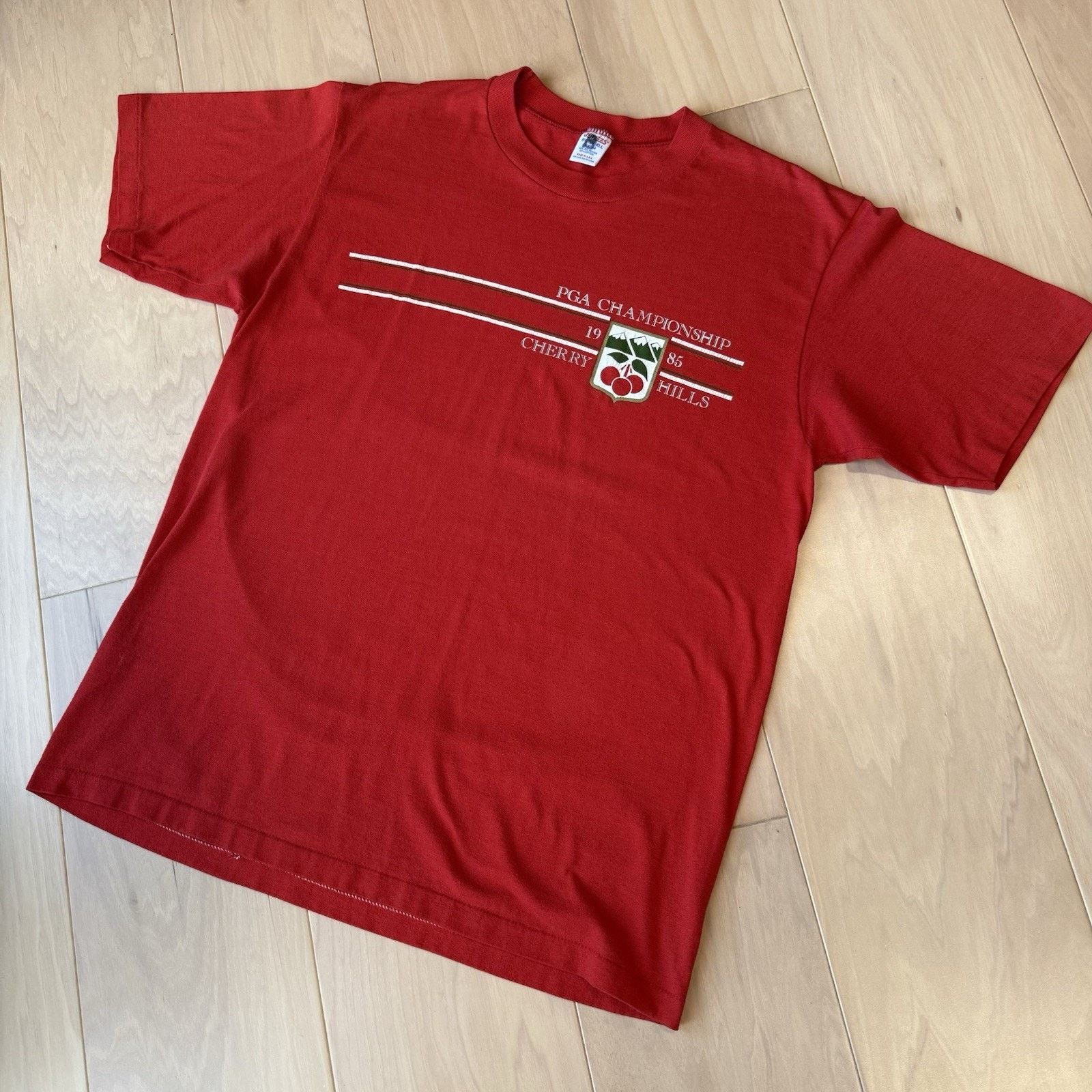 Vintage Vintage PGA Championship Shirt Large Red 80s Made in USA Size US L / EU 52-54 / 3 - 7 Thumbnail