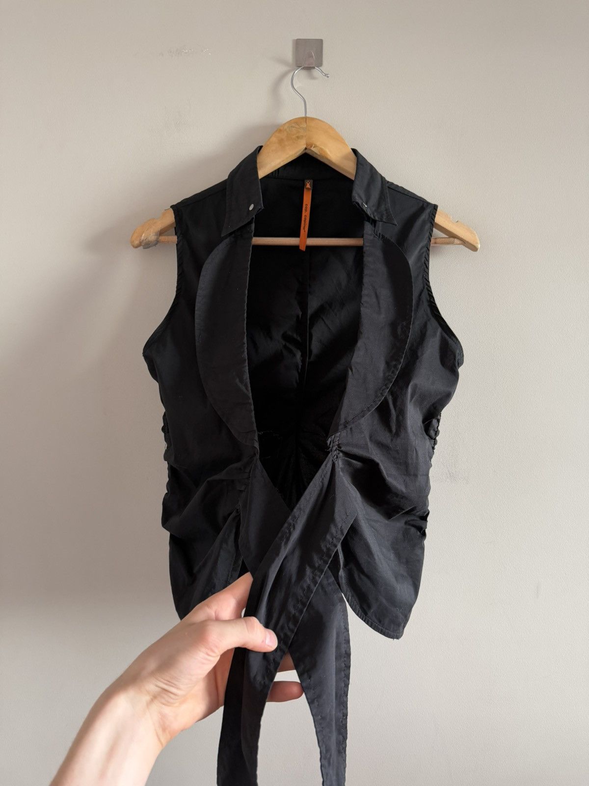 Cop Copine Cop Copine Draped Tie Blouse Size M / US 6-8 / IT 42-44 - 3 Thumbnail