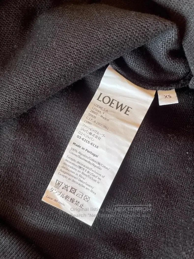 Loewe LOEWE Paula's Graffiti Print Hoodie. Size US XS / EU 42 / 0 - 8 Thumbnail
