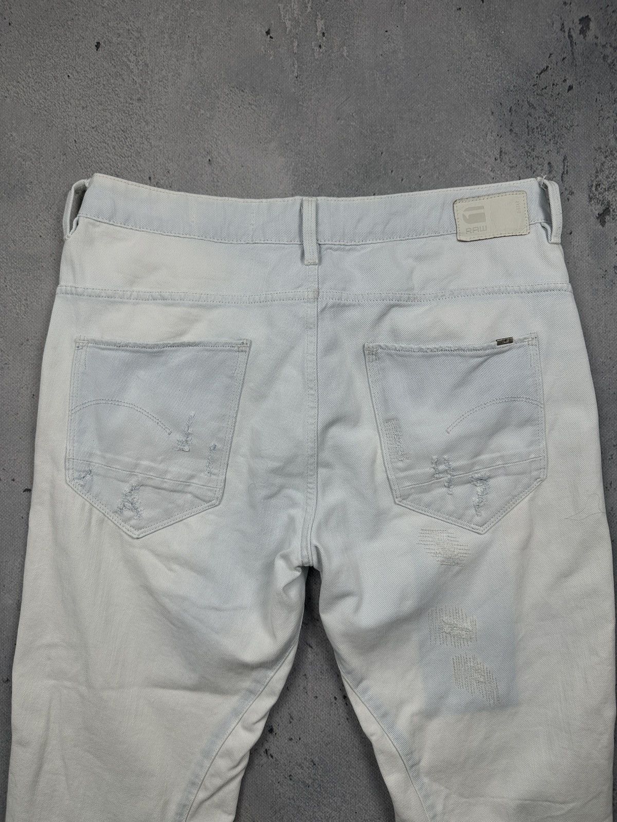 G-Star Vintage G-Star RAW Arc 3D Mid Boyfriend 7/8 Restored Denim Size 30" / US 8 / IT 44 - 14 Thumbnail