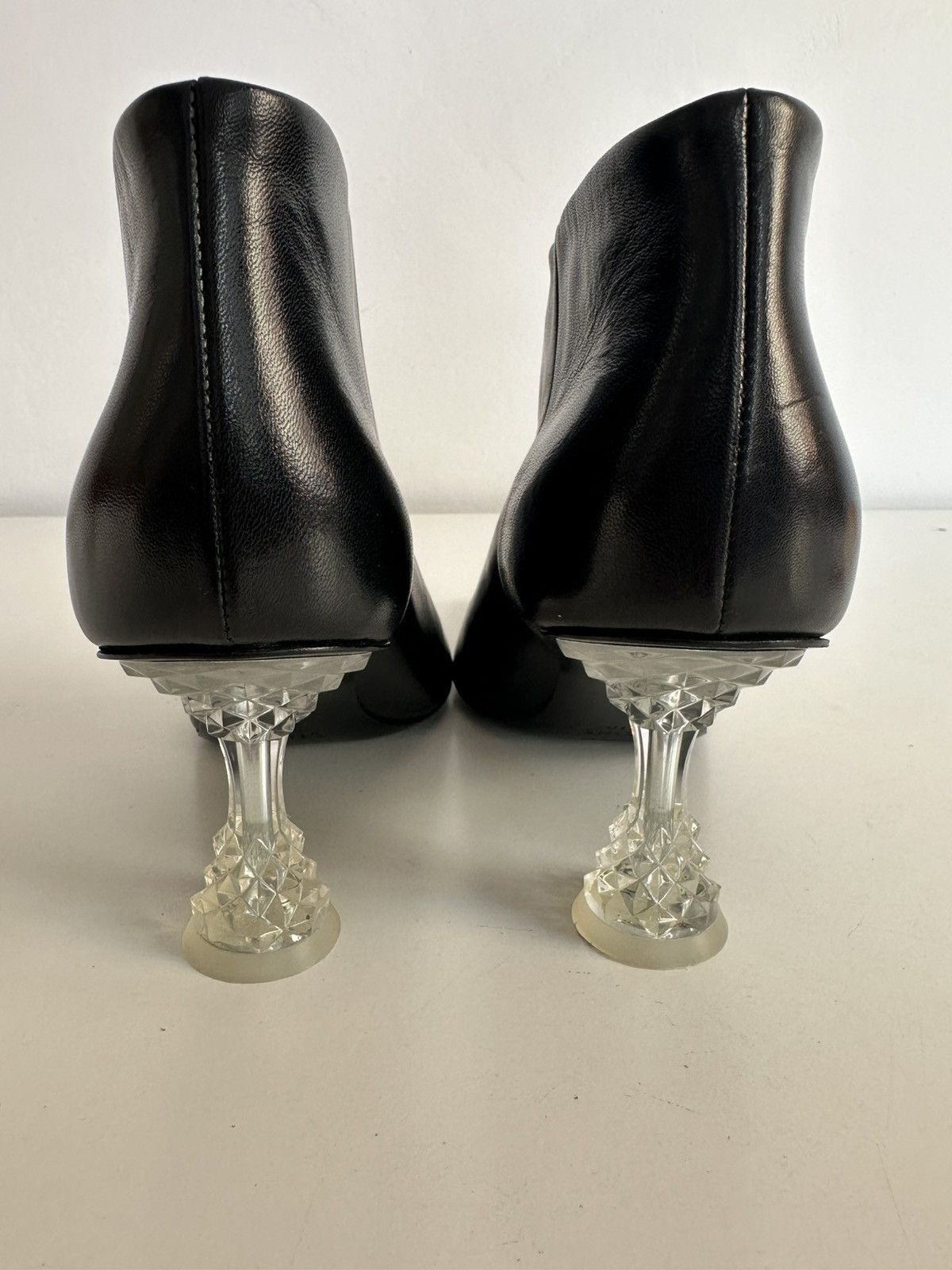 Celine OLD CELINE Phoebe Philo 2018 crystal lucite heel boots 40 Size US 9 / IT 39 - 2 Thumbnail