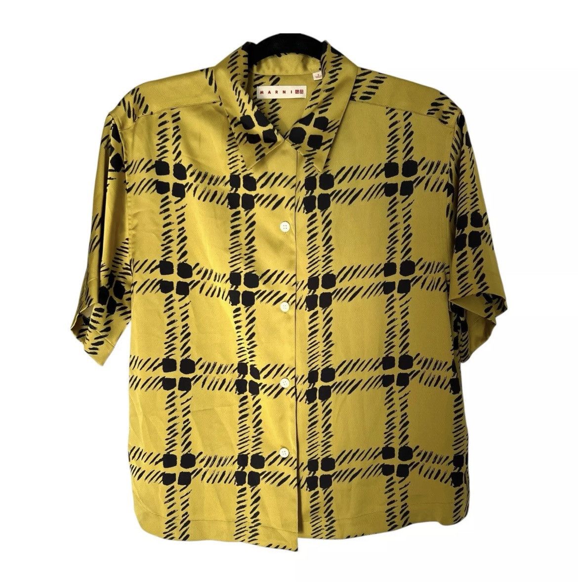 Marni × Uniqlo Marni x Uniqlo silk shirt Size US S / EU 44-46 / 1 - 1 Thumbnail