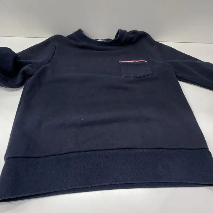 Thom Browne Thom Browne Striped Cotton Pullover Sweatshirt -2507 Size US S / EU 44-46 / 1 - 1 Thumbnail